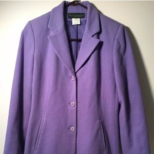 Vintage Harve Benard Wool Blazer Jacket Lavender